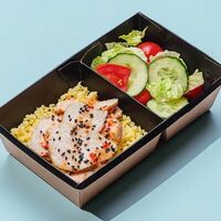 Сундук с курицей, пшеном и овощами в Тюбетей