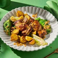 Лимонная курица с картофелем и романо в Тапчан