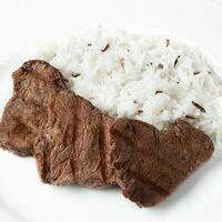 Медальоны из говядины с рисом в Фитнес меню