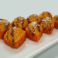 Ролл Шеф с лососем и креветкой в Sushi&wok