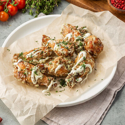 Крылья Ранч 7 шт в Вкусный цыпленок по цене 489 ₽