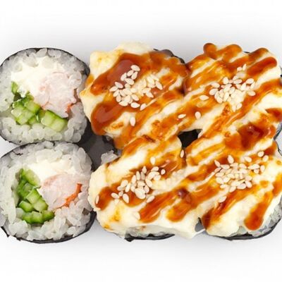 Запечённая креветка в Каратэ Суши по цене 550 ₽