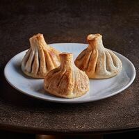 Жареные хинкали со свининой и говядиной в Ривьера