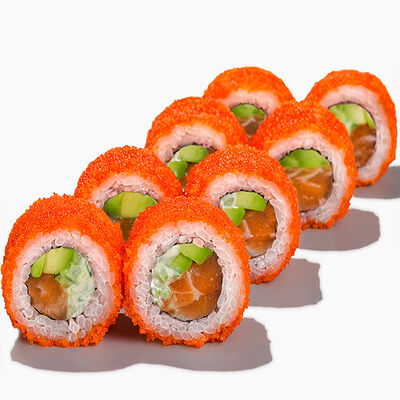 Калифорния с лососем в Вкус и лосось по цене 770 ₽