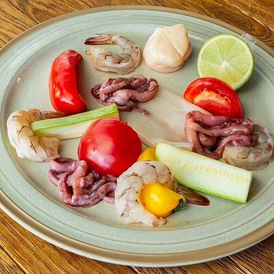 Дары моря с овощами в Мясо & Рыба по цене 1790