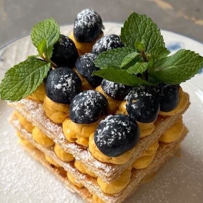 Мильфей с облепиховым кремом в L'angolo Italiano по цене 18 р.