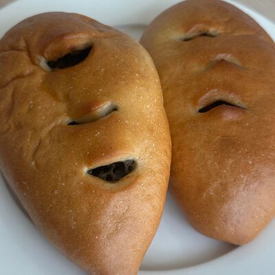 Пирожок с картошкой и грибами в Самовар на Минусинской по цене 63 ₽