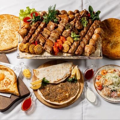 Готовый стол на 18 персон в Вкусный шашлык и не только по цене 22550 ₽