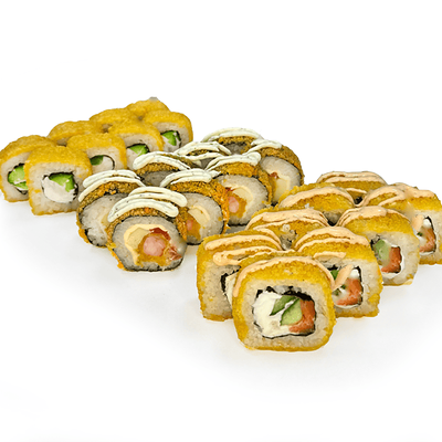 Сет Три Темпуры в Кинг роллс по цене 1523 ₽