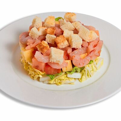 Цезарь с креветкой в Чудо Пицца по цене 170 ₽