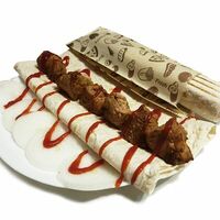 Шашлык из cвинoй шеи в лаваше в Grillmachine.ru