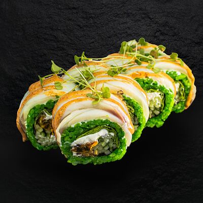 Зеленый дракон в Vibe sushi по цене 410 ₽