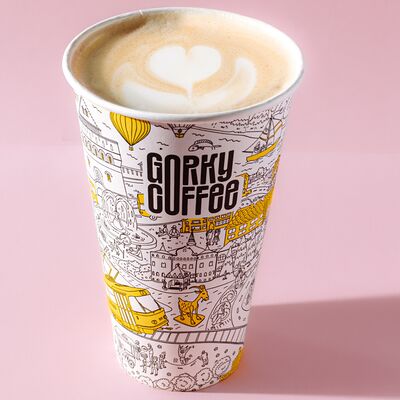 Латте в Gorky Coffee по цене 250 ₽