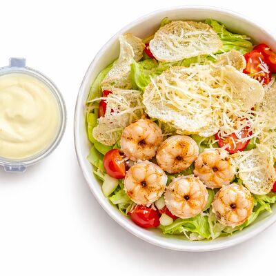 Цезарь с креветками в Bitcoin11k Халяль по цене 629 ₽