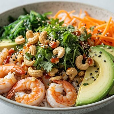 Поке с креветкой в Gastrobar Лучшая еда с доставкой по городу по цене 700 ₽