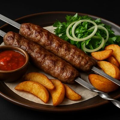 Кебаб из свинины в Мимико грузинская кухня по цене 595 ₽