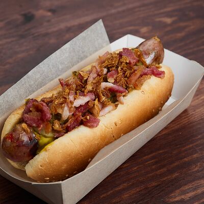 Хот-дог Классический в DЫМ STAFF BAR по цене 500 ₽