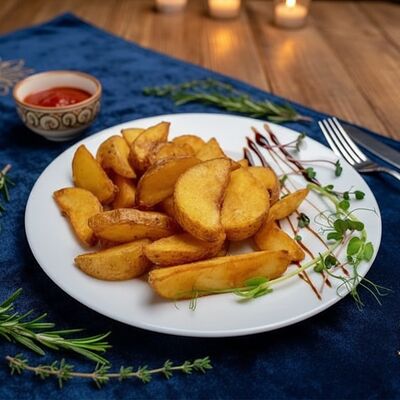 Картофельные дольки в специях в Интер-Сити по цене 220 ₽