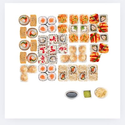 Ассорти ролл стандарт в PokeWoke по цене 3000 ₽