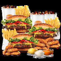 Комбо с Воппер Жюльен на троих в Burger King