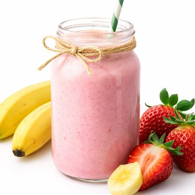 Cмузи Банан и Клубника в Food Hanoi по цене 490 ₽