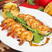 Креветки на гриле в Мушмула