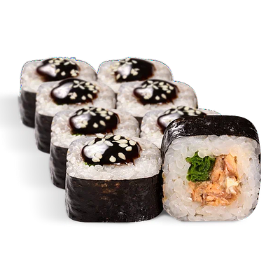 Ролл С жареным лососем в Автосуши по цене 317 ₽