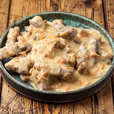 Говядина в соусе с гарниром в Сябры по цене 450 ₽