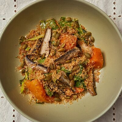 Салат с тыквой и шпротамив Банщики по цене 690 ₽