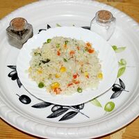 Рис с овощами в Чебурек хаус