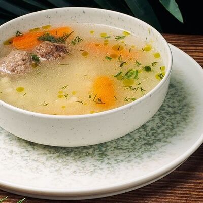 Суп с фрикадельками и птитимом в Хочу и буду по цене 242 ₽