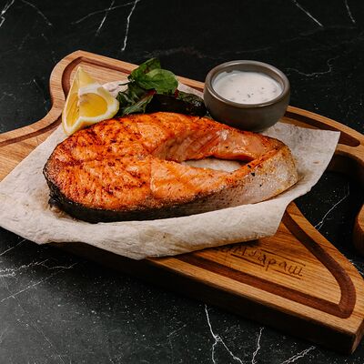 Стейк из семги на углях в Бумбараш по цене 1990 ₽