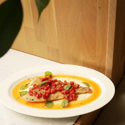 Камбала с болгарским перцемв ProЗёрна по цене 670 ₽