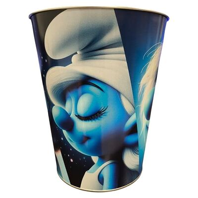 Ведро жестяное для попкорна Смурфики в Кинотеатр Люксор по цене 700 ₽