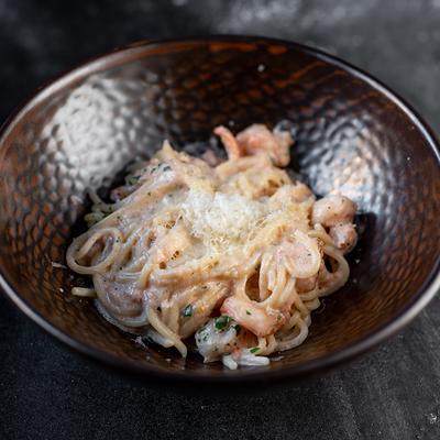 Спагетти с креветками и томатами в Culture по цене 690 ₽