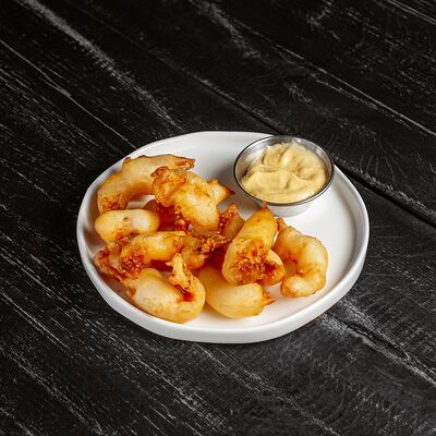 Креветки в кляре с соусом карри-ананас в Я тебя люля по цене 870 ₽