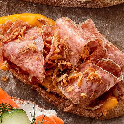 Брускетта с фуэт и абрикосовым айоли в Чиполучо по цене 289