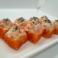 Ролл Нежный лосось с тигровой креветкой в Sushi&wok