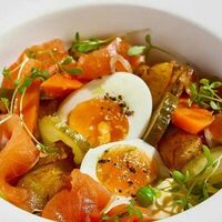 Шеф Оливье с форельюв Гастробар DOM