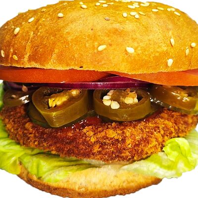 Острый бургер с куриной котлетой в Roll Goodman по цене 299 ₽