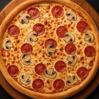 Пицца Пеперони с грибами в Love Rolls по цене 880 ₽