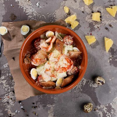 Цезарь с креветками в Злаки маки по цене 480 ₽