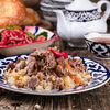 Логотип кафе Uzbek Gourmet