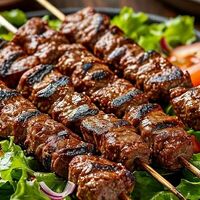 Люля-кебаб из баранины и говядины в Шашлычный Домик