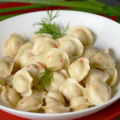 Пельмени свинина-говядинав Горячо и вкусно по цене 430 ₽