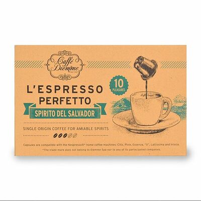 Кофе в капсулах Diemme Lespresso Perfetto Spirito Del Salvador Италия в Азбука Вкуса Экспресс Меню по цене 582 ₽