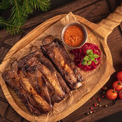 Свиные ребра в классическом маринаде в Реберня по цене 950 ₽