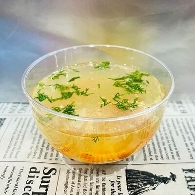 Суп из курицы с лапшой в Встречи у моря по цене 300 ₽