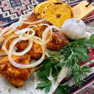 Шашлык из индейки в Хоровац хаус по цене 600 ₽