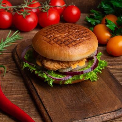 Бургер куриный в Шаурма Айдахо по цене 450 ₽